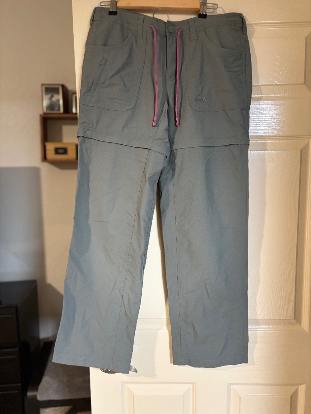 North Face Women's Convertible Hiking Pants Size 10 Sedona Gray